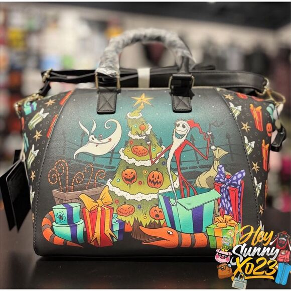 Loungefly The Nightmare Before Christmas Sandy Claws Zero Satchel Bag - Picture 1 of 4